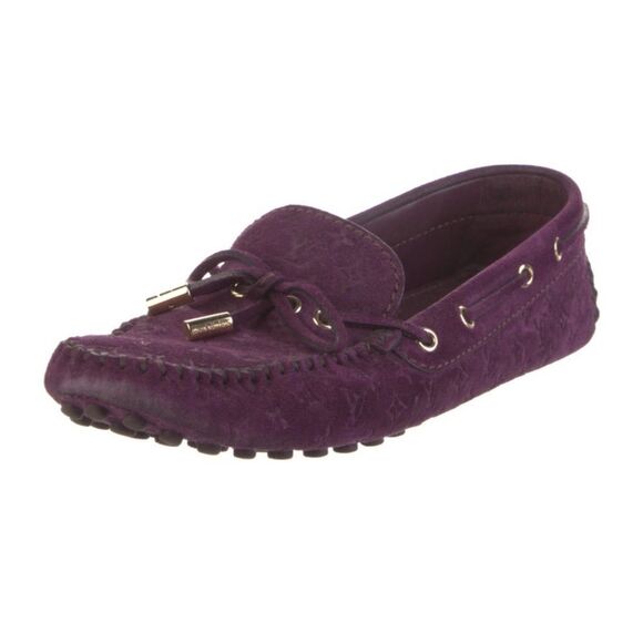 Louis Vuitton Suede Flats - Picture 1 of 5